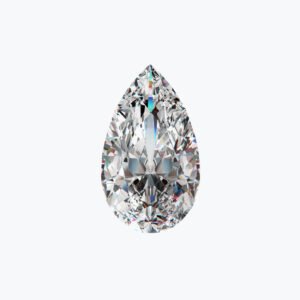 LABPE200 | Certificated 2.00cts/8.00mm Laboratory Grown Pear Cut D colour VS clarity diamond
