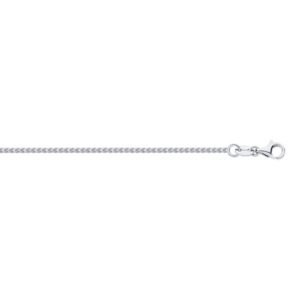 PCN005A-16 | 950 Platinum Square Franco 2.10mm Pendant Chain
